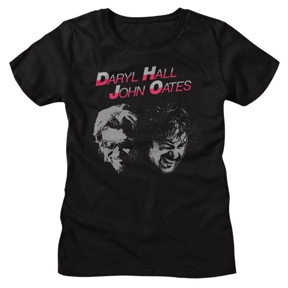 HollyMusicFan Other - Hall and Oates Two Bros Smiling Black Women's T-Shirt